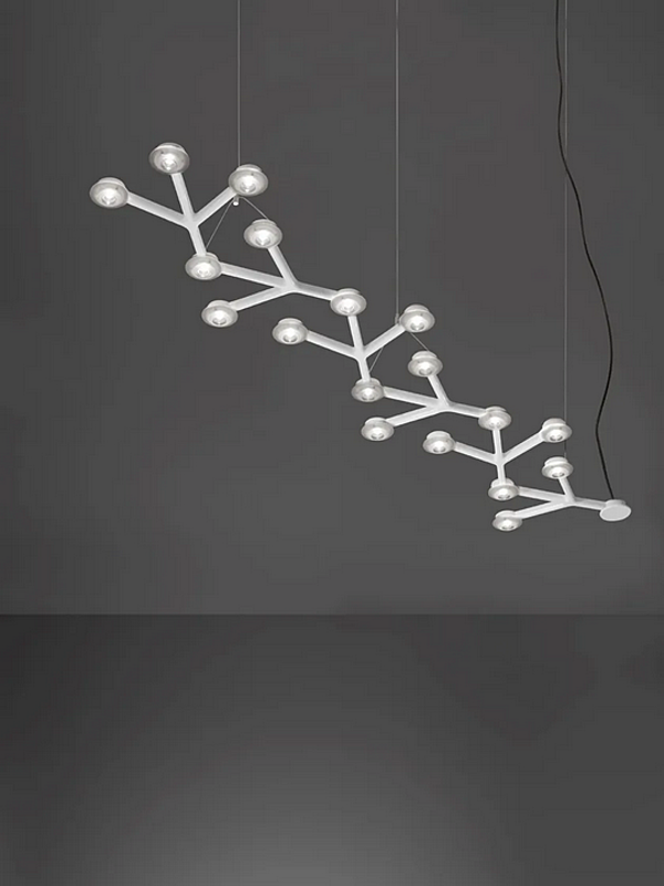 LED pendant lamp in net design by Artemide 1578050APP factory Artemide from Italy. Foto №3