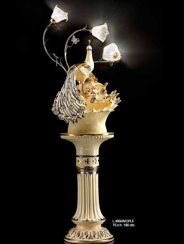 Floor lamp LORENZON (F.LLI LORENZON) L.499/AVOPLF factory LORENZON (F.LLI LORENZON) from Italy. Foto №1