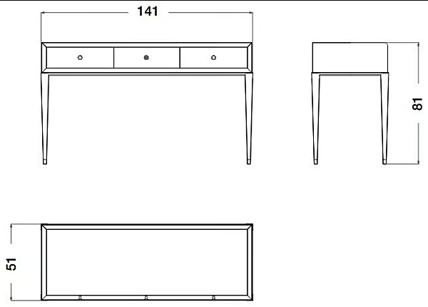 Rectangular console table in marble and wood Eclipse by CPRN HOMOOD E223 factory CPRN HOMOOD from Italy. Foto №2