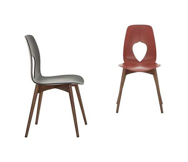 Chair TONIN CASA HOLE WOOD - 7227 factory TONIN CASA from Italy. Foto №1