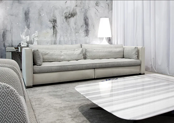 Rectangular low coffee table in marble by ERBA ITALIA NORD factory ERBA ITALIA from Italy. Foto №10