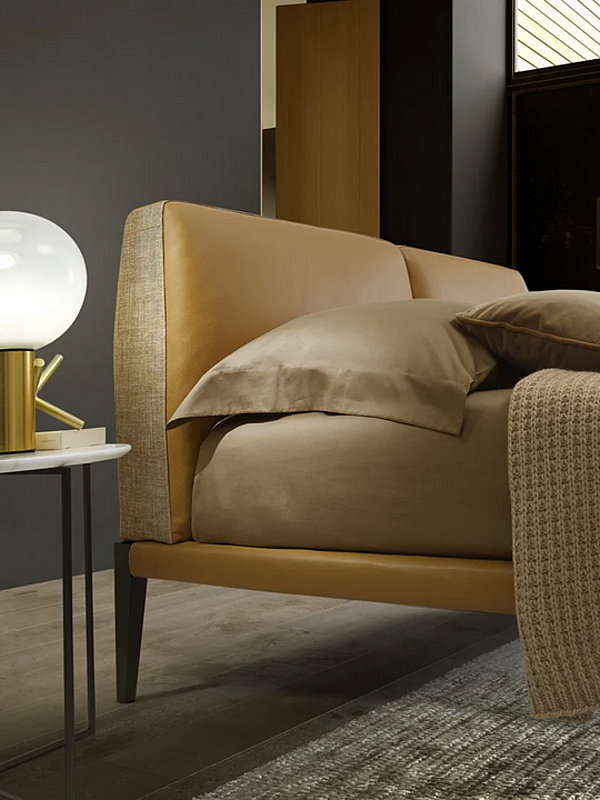 Double bed with upholstered headboard Duomo Design Lera Dream factory Duomo Design from Italy. Foto №2
