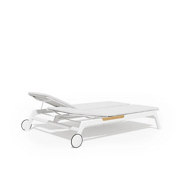 Double Sun Lounger in Textilene and Aluminium Nevada Atmosphera factory ATMOSPHERA from Italy. Foto №3