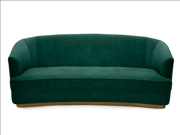 3-seater velvet sofa Saari BRABBU factory BRABBU from Italy. Foto №6