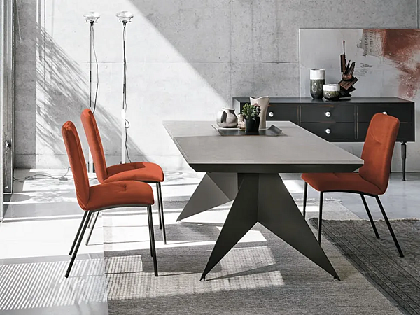 Extending Rectangular Table Vela Piasentina Stone SEDIT factory SEDIT from Italy. Foto №1