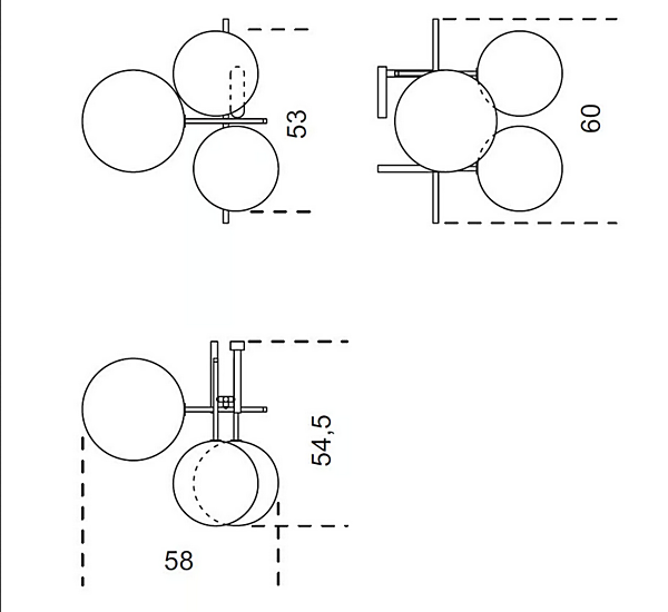 LED crystal wall lamp Bolle Aria Gallotti Radice factory Gallotti & Radice from Italy. Foto №7