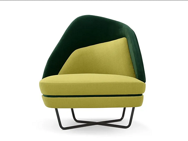 Upholstered velvet armchair Bixib Adrenalina IMB1070316 factory ADRENALINA from Italy. Foto №2