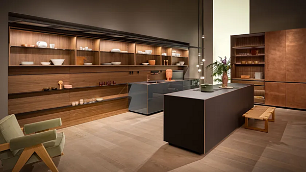 Wall-mounted kitchen unit VELA by VALCUCINE factory VALCUCINE from Italy. Foto №5