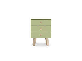 Kids bedside table with drawers Nidi Lolly factory nidi from Italy