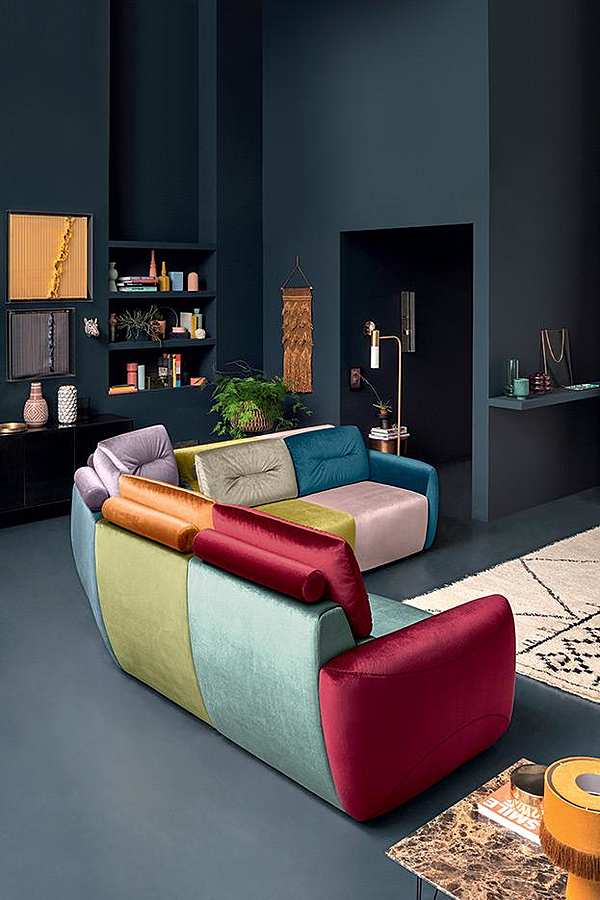 Sofa Felis "SOFTLIVING" MURAKAMI COMPOSIZIONE 05 factory FELIS from Italy. Foto №4