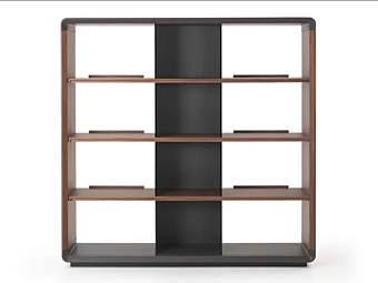 Freestanding Wooden Bookcase Herman i 4 Mariani