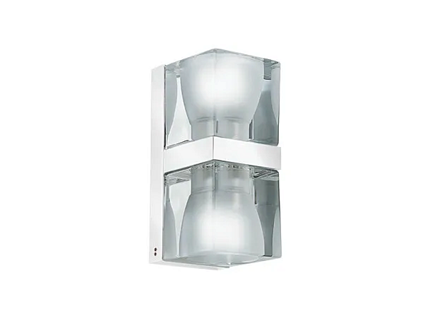 Glass wall light Cubetto Fabbian factory Fabbian from Italy. Foto №4
