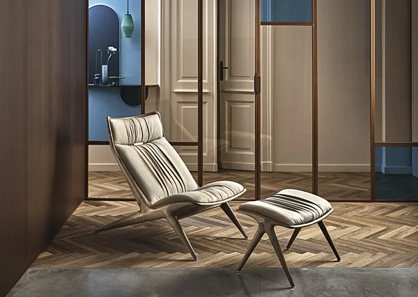 Solid Wood Lounge Chair AURORA By OPERA CONTEMPORARY factory OPERA CONTEMPORARY from Italy. Foto №5