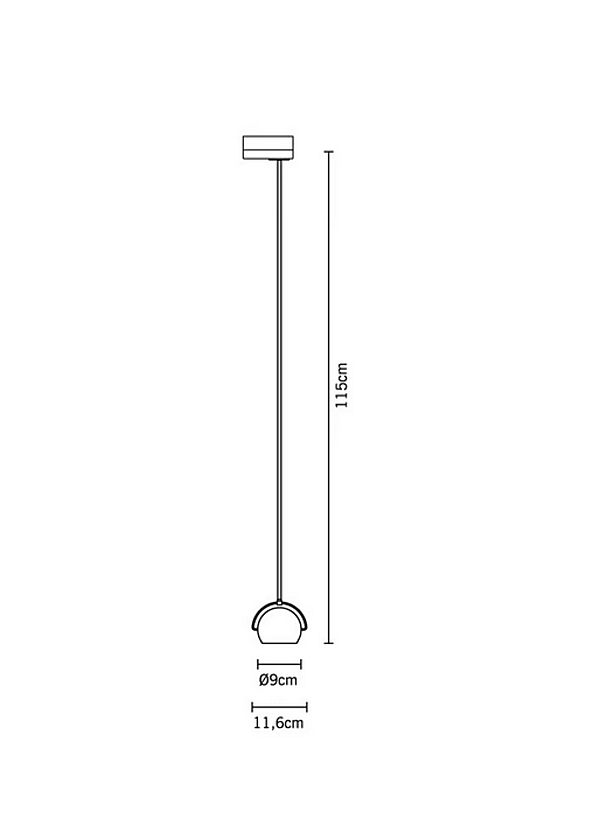 Chrome Plated Track Light Beluga Color Fabbian factory Fabbian from Italy. Foto №9