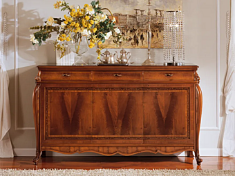 Walnut sideboard with doors MARZORATI Olimpian B Walnut sideboard with doors MARZORATI Olimpian B factory MARZORATI from Italy