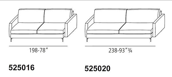 Sectional sofa fabric or leather VIBIEFFE 525 Nordic factory VIBIEFFE from Italy. Foto №7