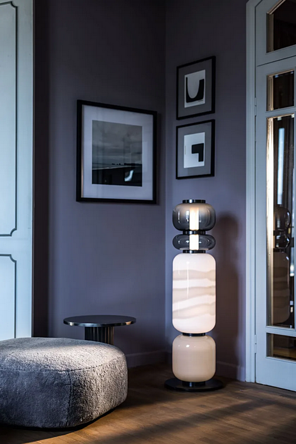 Floor lamp made of fabric BAXTER Haiku factory BAXTER from Italy. Foto №3