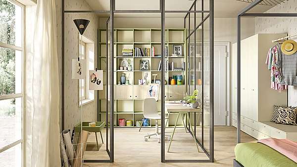 Bookcase nidi LUCE  factory nidi from Italy. Foto №1