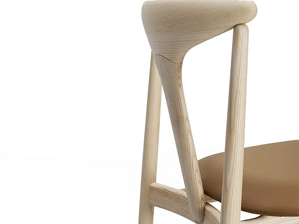 Wooden chair with integrated cushion Kristalia Tonbo factory Kristalia from Italy. Foto №4