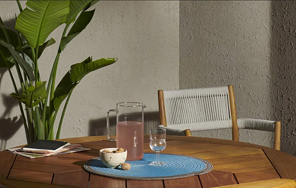 Woven Round Polypropylene Placemat CASSINA Mboro factory CASSINA from Italy. Foto №3