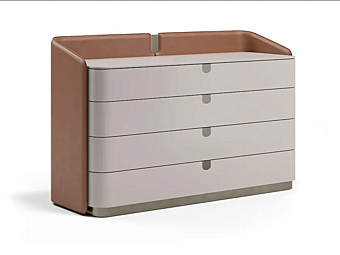 Leather Chest of Drawers Suite Capital Collection SUI.CM Leather Chest of Drawers Suite Capital Collection SUI.CM factory Capital Collection from Italy
