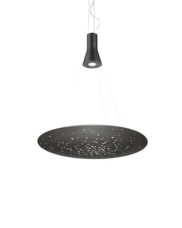 LED pendant lamp metal Fabbian Lens F46 factory Fabbian from Italy. Foto №4