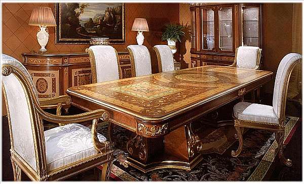 Table CARLO ASNAGHI STYLE 10662 factory CARLO ASNAGHI STYLE from Italy. Foto №1