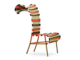 High Back Polyethylene Fibre Chair Sunny Moroso factory Moroso from Italy