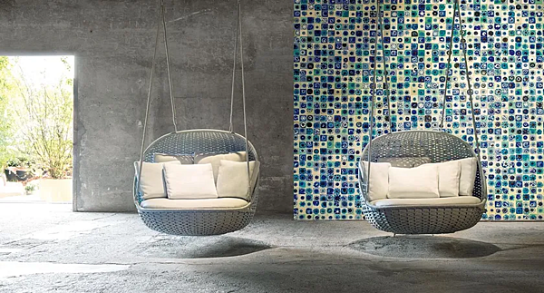 Hanging Chair Fabric Orbitry PAOLA LENTI B143CE factory PAOLA LENTI from Italy. Foto №3