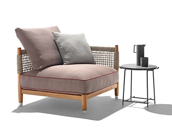 Modular garden armchair in fabric FLEXFORM PARKER 295C1 factory FLEXFORM from Italy