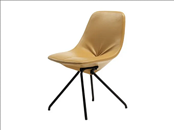 Chair with upholstered back POLTRONA FRAU Chair du 30