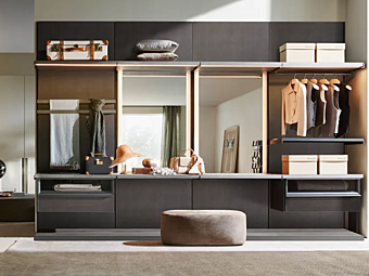 Sectional wooden walk-in wardrobe Molteni & C Master Dressing Sectional wooden walk-in wardrobe Molteni & C Master Dressing factory Molteni & C.(+VITRA) from Italy