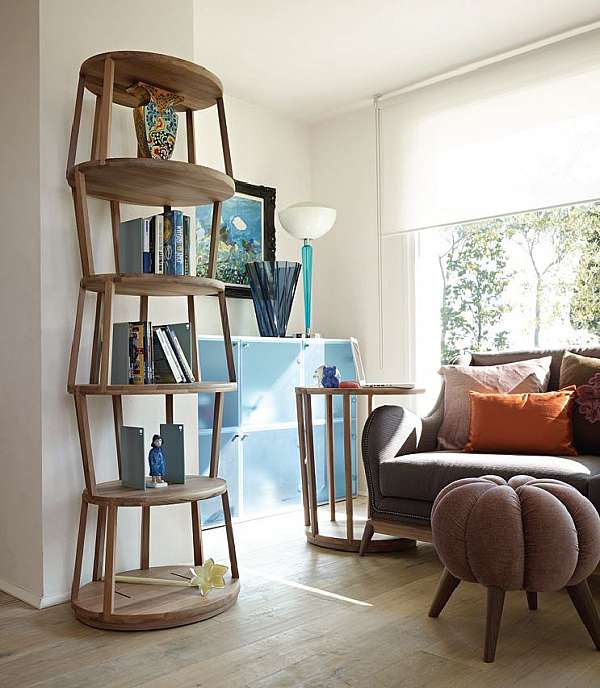 Bookcase VOLPI 2SML-001-T6B factory VOLPI from Italy. Foto №2