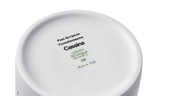Porcelain candle holder CASSINA Post Scriptum factory CASSINA from Italy. Foto №6