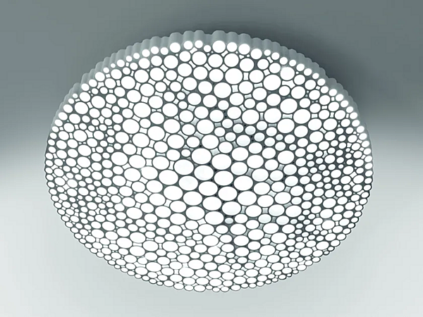 Technopolymer wall and ceiling lamp Calipso Artemide factory Artemide from Italy. Foto №1