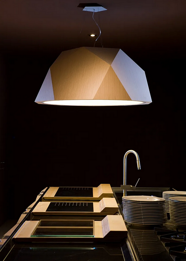 Aluminium pendant lamp Fabbian Crio factory Fabbian from Italy. Foto №21