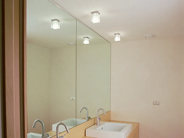 Ceiling Crystal Spotlight Fabbian Cubetto factory Fabbian from Italy. Foto №5