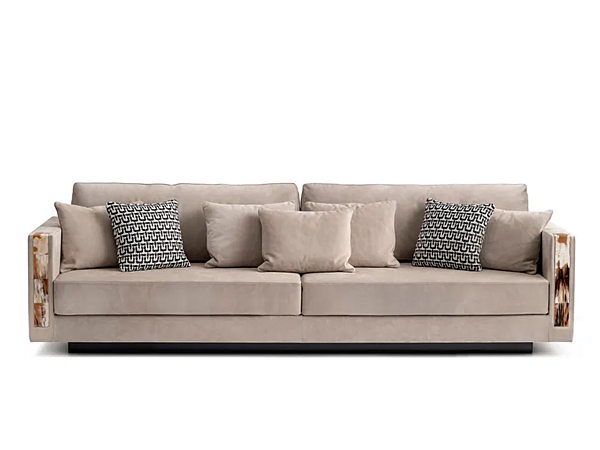 Four-Seater Nubuck Sofa Zeus 6085L ARCAHORN 6085L factory ARCAHORN from Italy. Foto №1