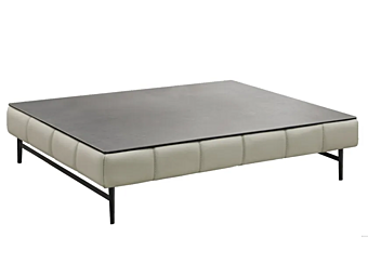 Low leather coffee table Gamma Arredamenti T130B T131B T132B T133B Low leather coffee table Gamma Arredamenti T130B T131B T132B T133B factory GAMMA ARREDAMENTI from Italy