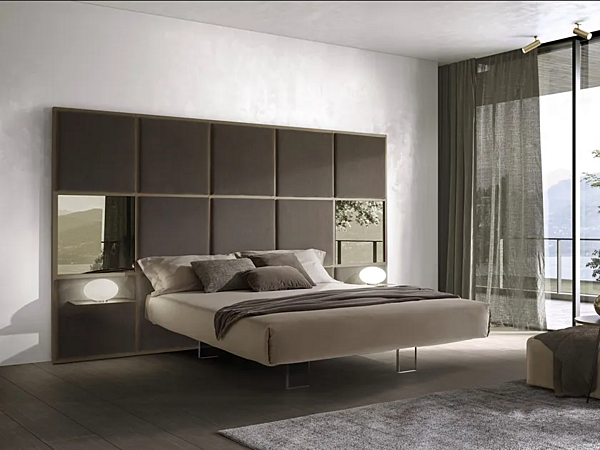 Upholstered wall panel system in Scacco A3 fabric Duomo Design factory Duomo Design from Italy. Foto №6