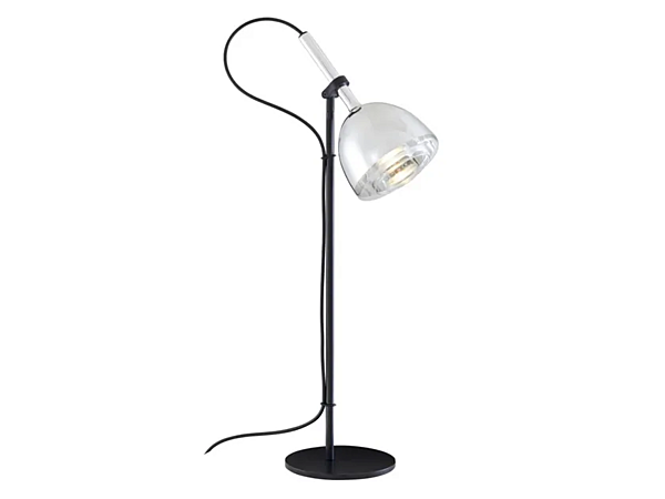 Adjustable LED Desk Lamp Glass and Steel Chrome Bell LIGNE ROSET 10073004 factory LIGNE ROSET from Italy. Foto №2