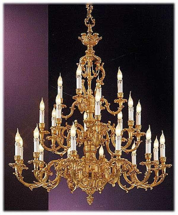 Chandelier FBAI 4000/24 factory FBAI from Italy. Foto №1