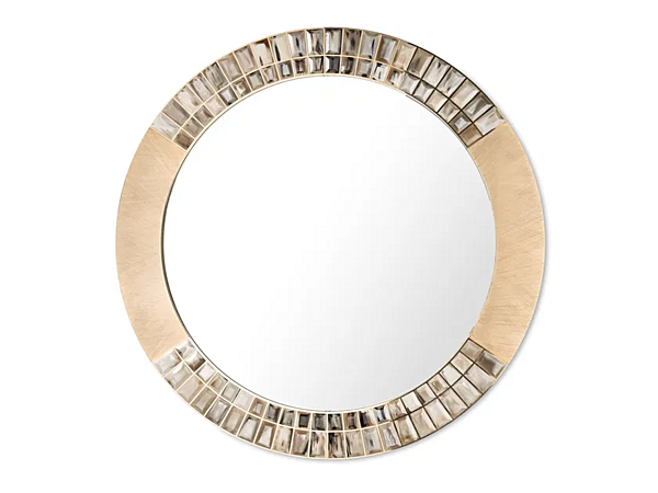 Round Brass Wall-Mounted Mirror Astrid ARCAHORN 1741 1741 factory ARCAHORN from Italy. Foto №1