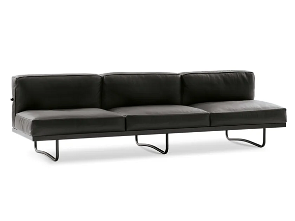 Sofa 5 with upholstered back Le Corbusier CASSINA 005 factory CASSINA from Italy. Foto №1