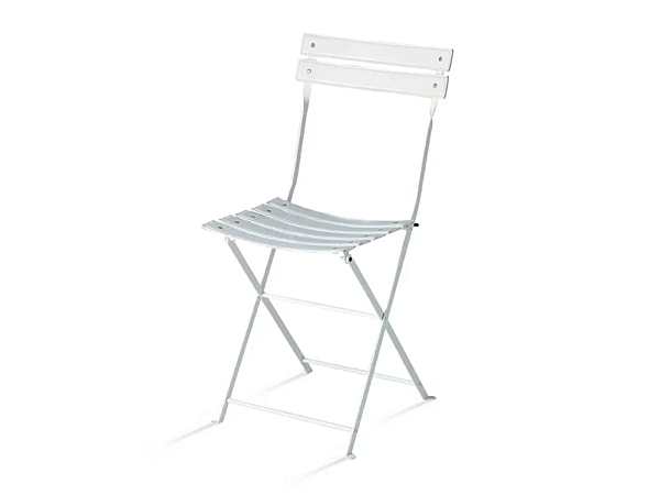 Folding stainless steel chair Celestina ZANOTTA factory ZANOTTA from Italy. Foto №3