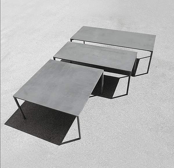 Rectangular Cement Table Boiacca Kristalia factory Kristalia from Italy. Foto №11