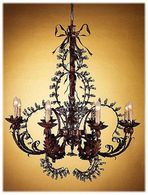 Chandelier MECHINI L219/8 factory MECHINI from Italy. Foto №1