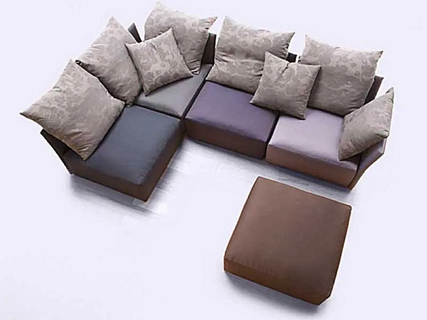 Sectional sofa with upholstered back ERBA ITALIA INDEPENDENT factory ERBA ITALIA from Italy. Foto №5