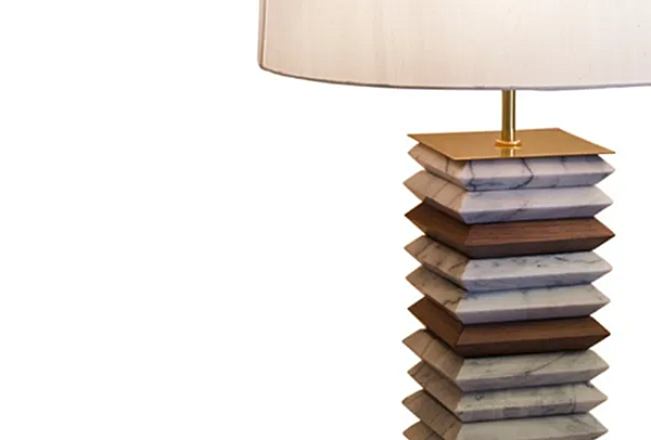 Marble Table Lamp Apache BRABBU factory BRABBU from Italy. Foto №2