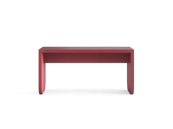 Bench Dory из дерева с мягкой спинкой Nidi factory nidi from Italy. Foto №2